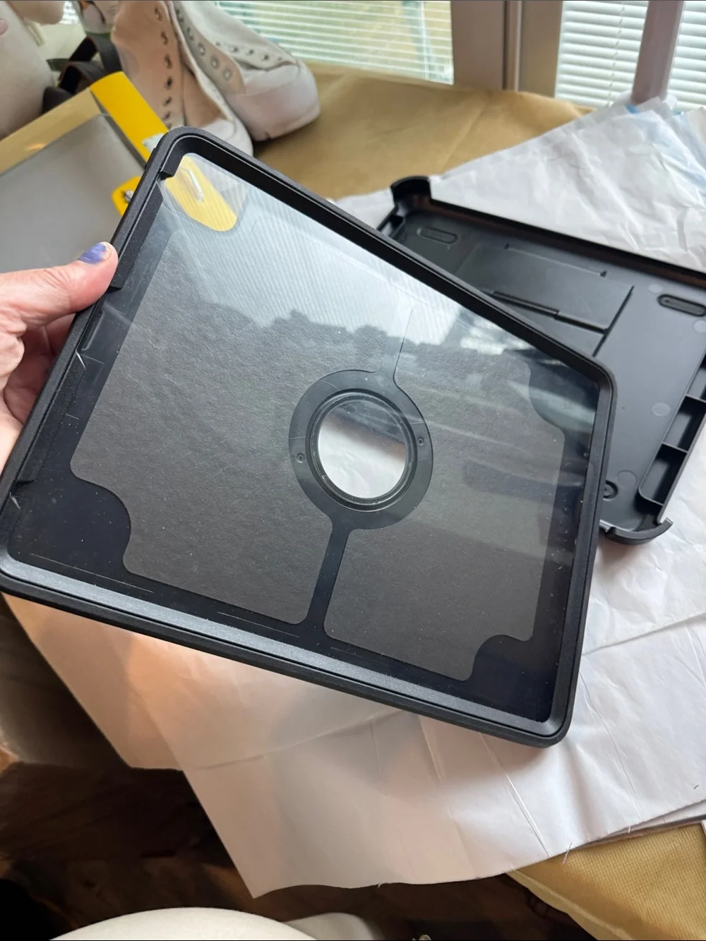 OtterBox Defender Series Rugged iPad Case - Black & Yellow Accents